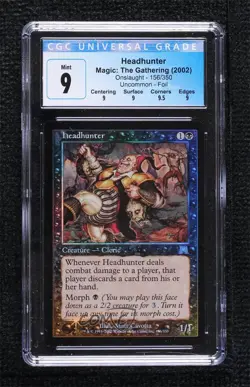 Headhunter Foil Magic: Onslaught CGC 9 Mint 2002 - Image 1
