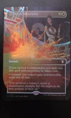 Flawless Maneuver (Borderless) Commander Masters Foil - Image 1