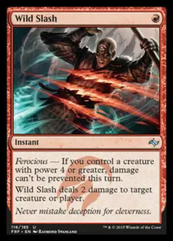 4 Wild Slash 4x x4 - NM/LP - Fate Reforged - SPARROW MAGIC - Image 1