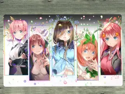 YGOmat Card Game Mat Playmat The Quintessential Quintuplets TCG CCG Play Mat Bag - Image 1