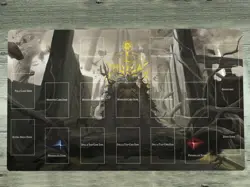 YGOmat Duel Playmat Harr, Generaider Boss of Storms TCG CCG Card Game Mat Pad - Image 1