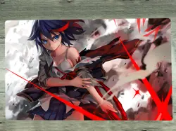YGOmat Playmat KILL la KILL Matoi Ryuko TCG CCG Mat Trading Card Game Mat Bag - Image 1