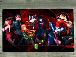 YGOmat Anime Playmat Persona 5 TCG CCG Mat Trading Card Game Mat With Free Bag - Image 1