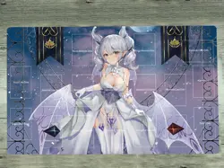 YGOmat Girl Duel Playmat Labrynth of the Silver Castle TCG CCG Card Game Mat Pad - Image 1
