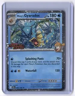 Misty's Gyarados (Prerelease) 049/182 Rare Holo NM Pokemon Miscellaneous Cards & - Image 1