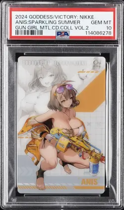 2023 GODDESS OF VICTORY: NIKKE GUN GIRL METAL CARD COLL SAKURA PSA 10 - Image 1