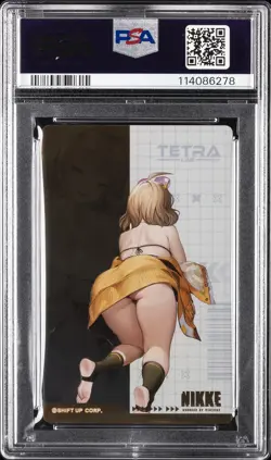 2023 GODDESS OF VICTORY: NIKKE GUN GIRL METAL CARD COLL SAKURA PSA 10 - Image 2