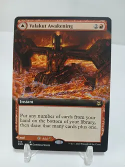 MTG Valakut Awakening Zendikar Rising Card MTG NM Condition Extended Art - Image 1