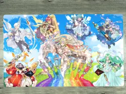 YGOmat Weather Painter Rainbow Trading Card Game Pad Table Playmat TCG CCG Mat - Image 1