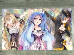 YGOmat Witchcrafter Madame Verre TCG Playmat CCG Trading Card Game Mat Free Bag - Image 1