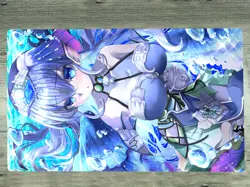 YGOmat Playmat Tearalaments Kitkalos TCG CCG Card Game Mat Board Game Pad Bag - Image 1