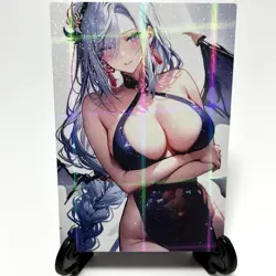 Genshin Impact Shenhe Sexy Anime Waifu Girl Doujin Lewd Goddess Story Art Card - Image 2