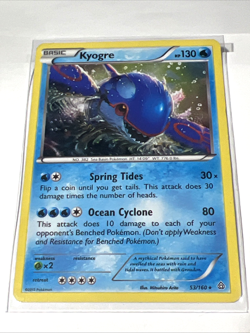 Kyogre 53/160 Holo - Primal Clash - Cracked Ice Pokemon Card NM/MT - Image 1