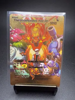 The Undefeatable Red GX HP 9990 Gotta Win Them All Card Art 2024 Masters 393 - Image 1