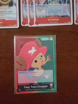 One Piece TCG Tony Tony Chopper Red Green Deck Ready to Play Drum Island - Image 1