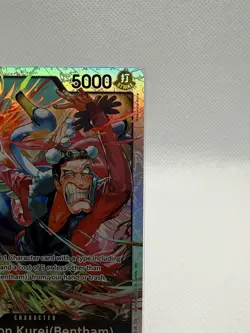Mr.2.Bon.Kurei (Bentham) OP14-091 - The Azure Sea's Seven Super Rare Holo - Image 2