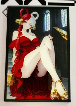 Uta Red A6 Acrylic Board One Piece - Image 1