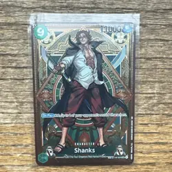Bandai One Piece Card Game Shanks ST16-004 ST16 Alt Art Foil 9 Cost 11000 EN - Image 3