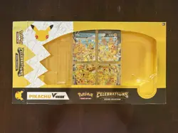 Pikachu V-UNION 4-Card Promo Holo Set SWSH139-142 English. Celebrations (2021) - Image 1