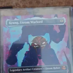Krang, Utrom Warlord Legendary Artifact Creature TMNT Magic: The Gathering Card - Image 1