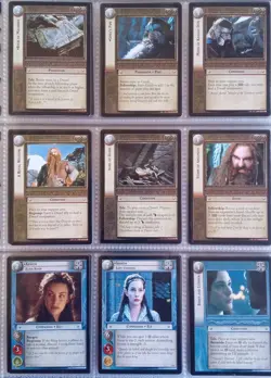 Lord Of The Rings TCG Realm Of The Elf Lords Complete 122 card Non Foil set - Image 1