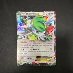 Pokemon Shaymin EX 77/108 Roaring Skies Holo Ultra Rare English Card - Image 1