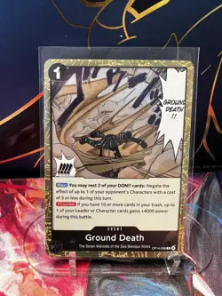 One Piece CCG Ground Death OP14-096 Rare Foil Holo Card TCG - Image 1