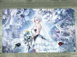 YGOmat Teardrop the Rikka Queen Trading Card Game Pad Playmat TCG CCG Mat Pad - Image 1