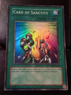 Yu-Gi-Oh Card Of Sanctity TLM NM - Image 1