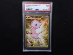 Pokemon Mew ex 205/165 Scarlet & Violet 151 Hyper Rare Holo PSA 9 Graded Card - Image 1