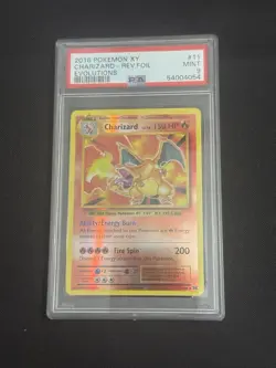 Pokemon TCG XY Evolutions Charizard 11/108 Holo Rare Card PSA 9 Mint - Image 1