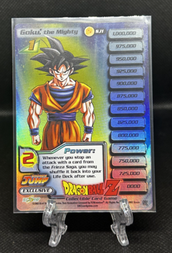 Dragon Ball Z Goku The Mighty Holo Promo Shonen Jump SJ1 CCG Promo Card 2003 NM - Image 1