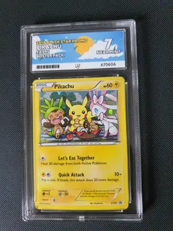 Pokemon Card Pikachu XY95 XY Generations Holo Black Star Promo - Image 1