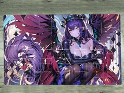 YGOmat Expurrely Noir Trading Card Game Playmat TCG CCG Playing Mat Mouse Pad - Image 1