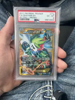 Pokemon TCG Shaymin EX Black Star Promo Card XY148 Holo - Image 1