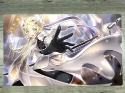 YGOmat Playmat Dogmatika Ecclesia, the Virtuous TCG CCG Card Game Mat Play Mat - Image 1