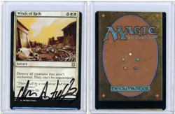 Winds of Rath AFC Miscut Signed By Drew Tucker MTG - Image 3