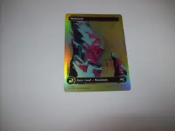 MTG Aetherdrift Mountain 0515 First Place Foil NM Free Ship & Tracked - Image 2