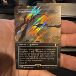 Nazgul Battle-Mace (Borderless) (Surge Foil) Lord of the Rings 554 NM - Image 1