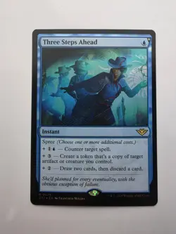 Three Steps Ahead - Promo Pack: Outlaws of Thunder Junction - Foil - (0075) - NM - Image 1