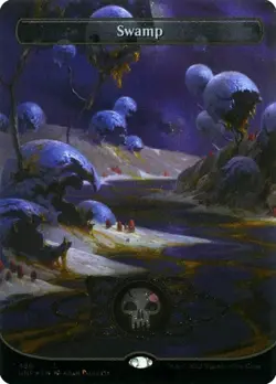 Swamp (#488) - Galaxy Foil Extended Art UNF NM MTG - Image 1