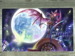 YGOmat Trading Card Game Playmat Evil Twin Ki-sikil & Lil-la TCG CCG Play Mat - Image 1