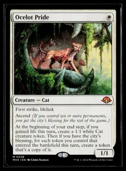 MTG Magic the Gathering Ocelot Pride (38/703) Modern Horizons 3 NONFOIL NM - Image 1