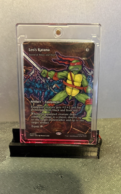 MTG Leo's Katana - Sword of Sinew and Steel (Borderless) #18 (PZA) - Image 1