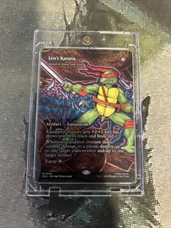 MTG Leo's Katana - Sword of Sinew and Steel (Borderless) #18 (PZA) - Image 3
