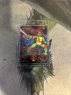 MTG Leo's Katana - Sword of Sinew and Steel (Borderless) #18 (PZA) - Image 4