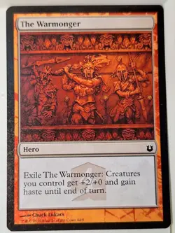 The Warmonger - The Hero's Path Promo - Magic the Gathering MTG Nice! - Image 1