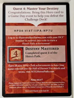 The Warmonger - The Hero's Path Promo - Magic the Gathering MTG Nice! - Image 2
