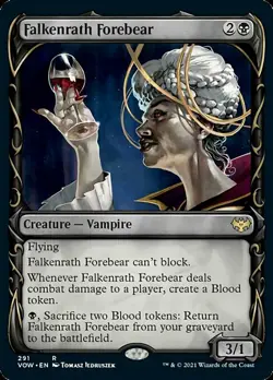 Falkenrath Forebear x4 4x Showcase Innistrad: Crimson Vow NM MTG - Image 1