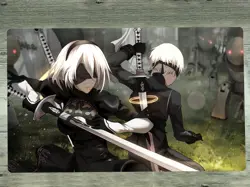 YGOmat Game Playmat NieR Automata YoRHa Type B YGOmat TCG CCG Card Game Mat Bag - Image 1